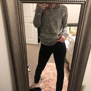 Pink Victoria’s Secret (XS) Grey Sweater